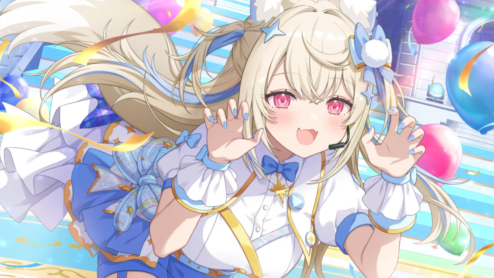 フワワ・アビスガード『ホッと安らぐフワフワライブ』の星4カードイラスト
