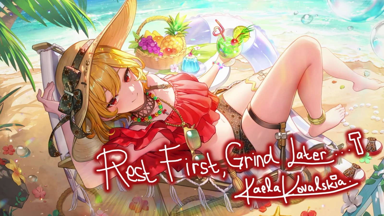 カエラ・コヴァルスキア『木陰で紡ぐShiny Memory』のサイン付き星5カードイラスト