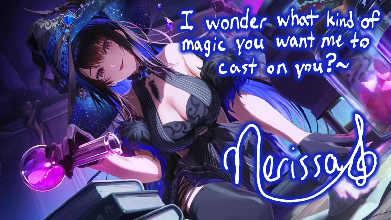 ネリッサ・レイヴンクロフト『魅惑のMagic Potion』のサイン付き星5カードイラスト