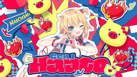 赤井はあと『We are hololive!』の星3カードイラスト