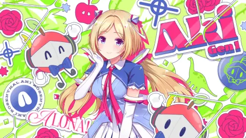 アキ・ローゼンタール『We are hololive!』の星3カードイラスト