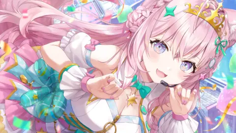 博衣こより『舞台に響く cute howl』の星4カードイラスト