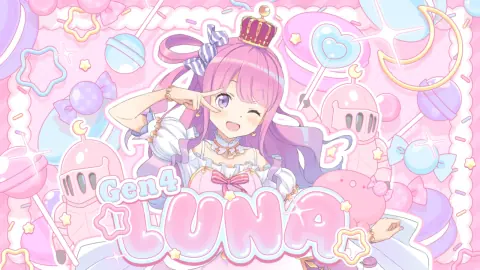 姫森ルーナ『We are hololive!』の星3カードイラスト