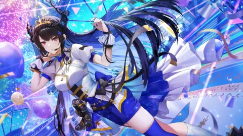 ネリッサ・レイヴンクロフト『美声届ける夕闇ステージ』の星4カードイラスト