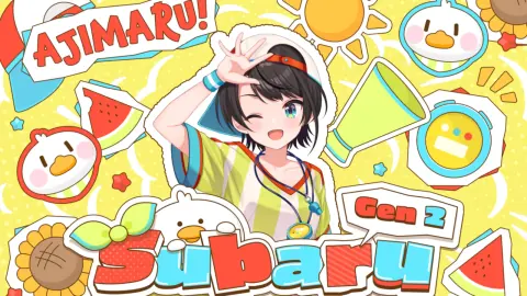 大空スバル『We are hololive!』の星3カードイラスト