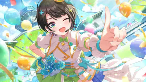 大空スバル『心照らすActive Live』の星4カードイラスト