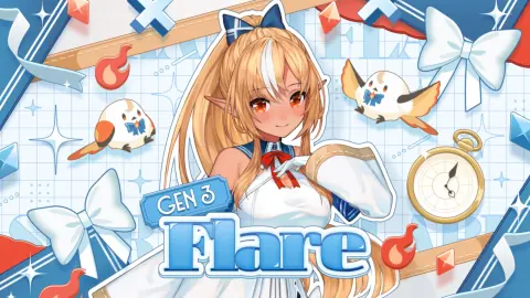 不知火フレア『We are hololive!』の星3カードイラスト