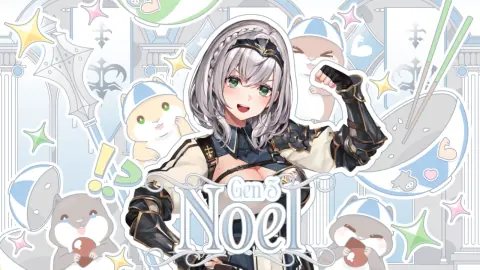 白銀ノエル『We are hololive!』の星3カードイラスト