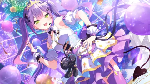 常闇トワ『余裕ぶっこくナイトライブ』の星4カードイラスト